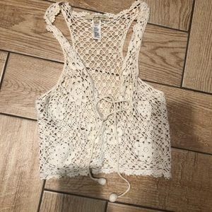 Beautiful crochet vest